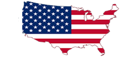 USA and US state flags